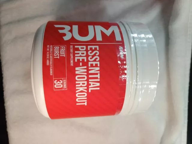 RAW Nutrition Essential Pre Workout Powder, Fruit Burst, 30 Servings