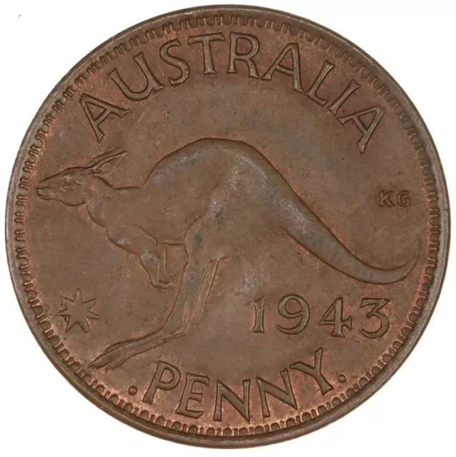 1943Y.  Australian  Penny RARE