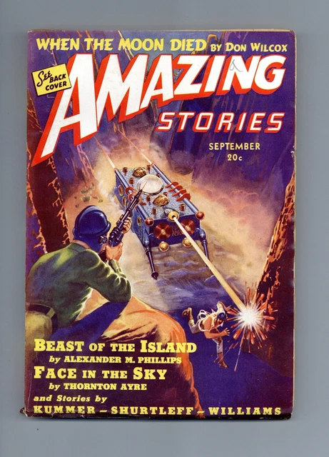 Amazing Stories Pulp Sep 1939 Vol. 13 #9 FN 6.0