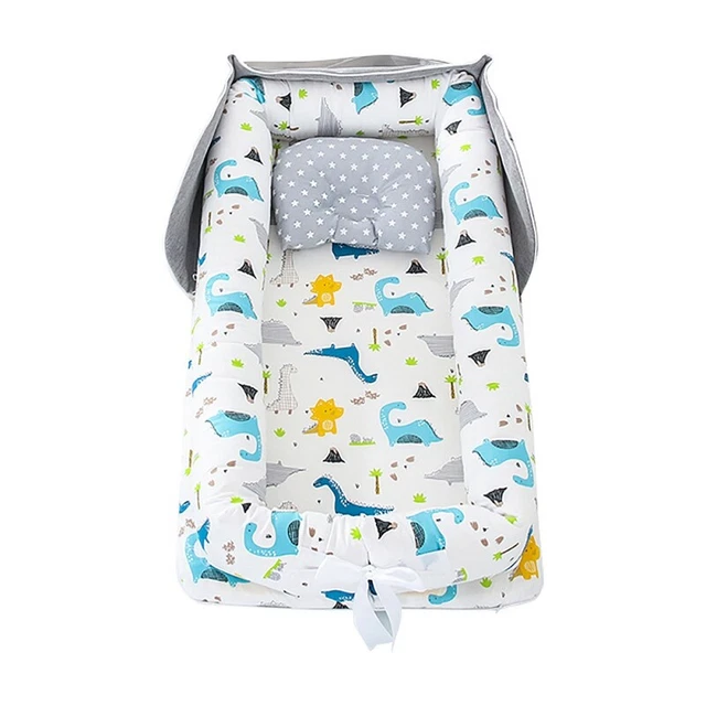 Baby Lounger Newborn Baby Ultra Soft Breathable Portable Infant Crib Bassinet US