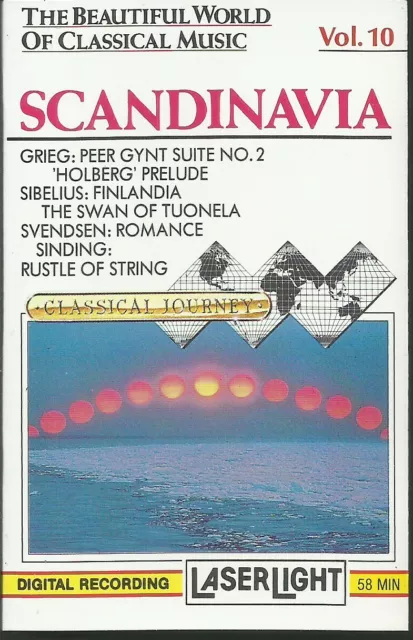 Classical Journey Vol. 10 - Scandinavia (Cassette, 1991, LaserLight)