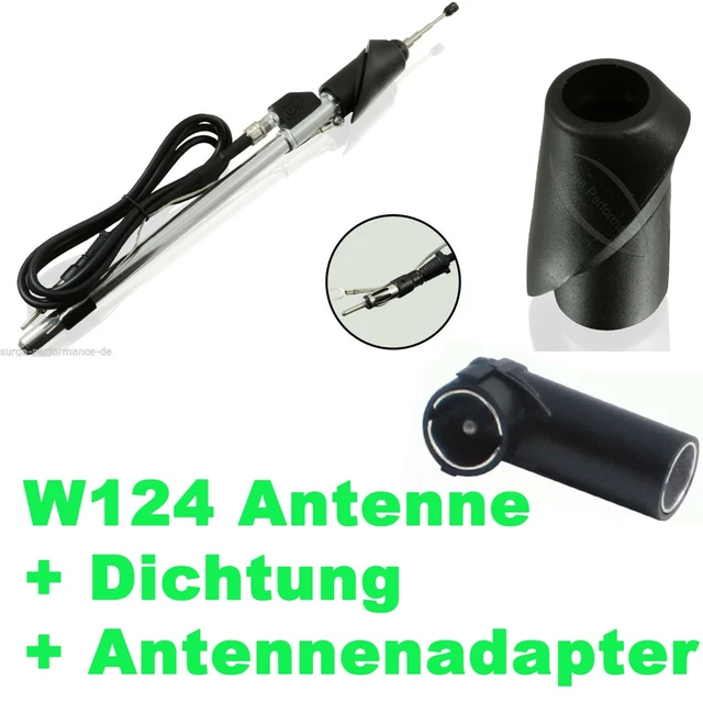 Antenne Télescopique Pour Garde-boue BMW E30 - Antenne Extensible Avec Connecteur DIN, Remplacement D'origine