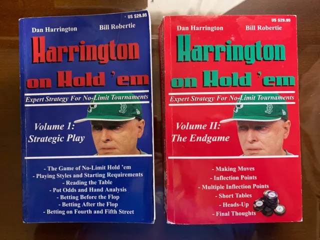 Vintage Harrington On Hold 'em Volumes 1 & 2  2004-2005 Texas Holdem Poker
