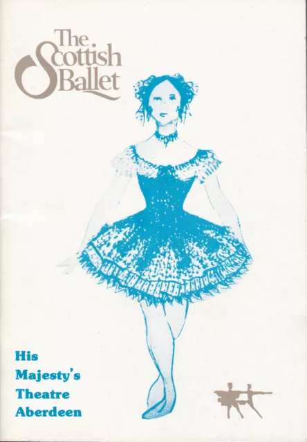 'Swan Lake' Programme - The Scottish Ballet -His Majesty's Theatre Aberdeen 1983