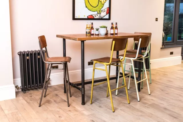 Colourful Bar Stools 2 Heights 6 Colours Breakfast Bar Stools 2