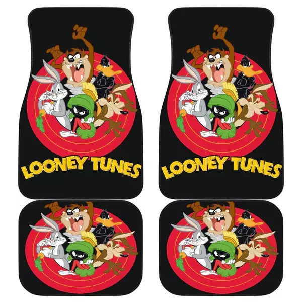 Looney Tunes Friends Car Floor Mats Cartoon Fans Gift ver2