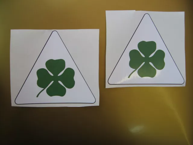 ALFA ROMEO cloverleaf car stickers x2