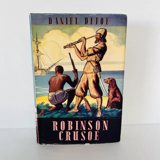 Robinson Crusoe by Daniel Defoe 1956 Collins  Hardcover Classic