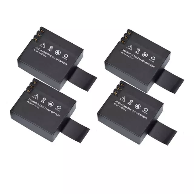 4 Pack 900mAh Battery for SJCAM  SJ4000 SJ5000 SJ8000 Action Sport Camera OS480