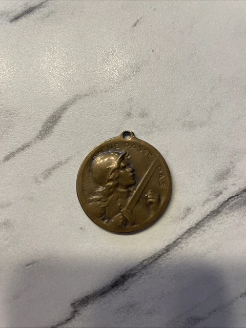 France, Verdun , On ne passe pas, WAR, Médaille, 1916, Excellent