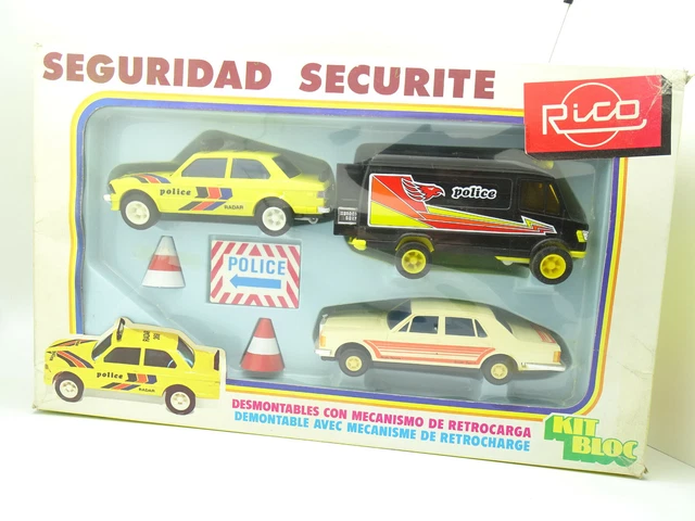 RICO KIT BLOC 1/32 - Set 3 Véhicules démontables Rolls Royce BMW Mercedes Police EUR 149,00 - FR