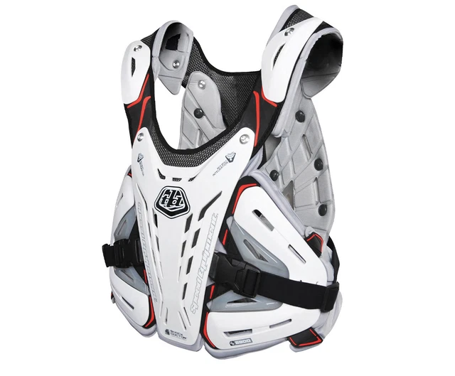 Troy Lee Designs BG5900 protezione petto motocross ed enduro armatura corpo - bianco