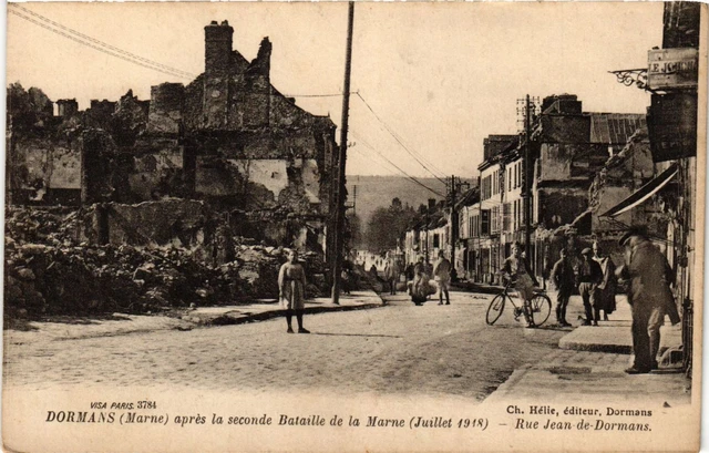 CPA AK Military Dormans after the Second Battle of the Marne 1918 (695670)