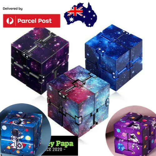 Infinity Cube Fidget Toys Magic Puzzle Sensory Autism Anxiety ADHD Stress Relief