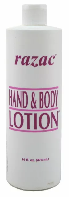 2X Razac Hand- und Körperlotion Feuchtigkeitscreme, fettfrei, am besten für trockene Haut 16oz