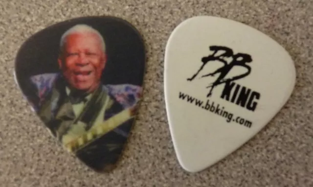 BB King King Of The Blues Music Playing Lucille Photo Double Sided Guitar Pick 3