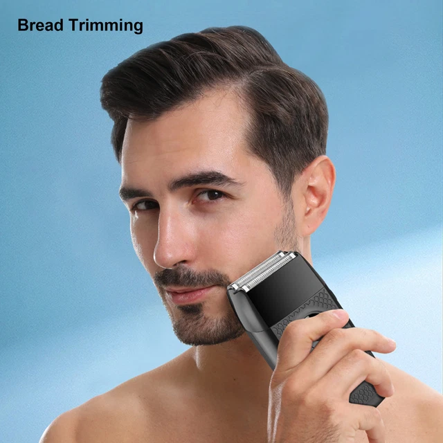 Electric Beard Trimmer Double Head Rechargeable Hair Clipper Trimmer LCD Dis Gfl