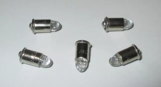 LED Ersatzlampen MS4 ( Märklin 600000 ) 16-24V  -  5 Stück   "NEU"