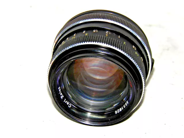 Rollei HFT Carl Zeiss Planar 50mm 1.4 Objektiv Lens QBM Mount WEST GERMANY MADE!