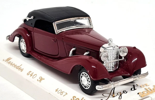 MERCEDES BENZ 540K 1938 rouge 1/43 Solido en boite EUR 6,00 - FR