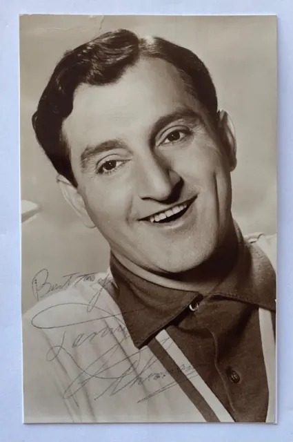 DANNY THOMAS (Make Room for Daddy) Genuine Handsigned Photograph 5.5 x 3.5
