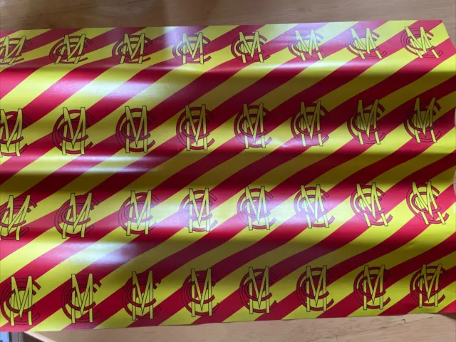 MCC Marylebone Cricket Club Gift Wrapping Paper Sheet