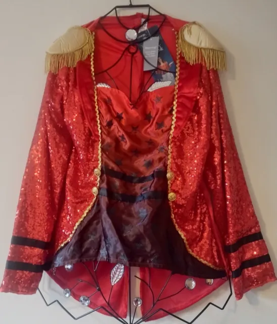 Woman Adult Circus Ringleader Costume Jacket Bodysuit Ringmaster Showman  Costume | eBay