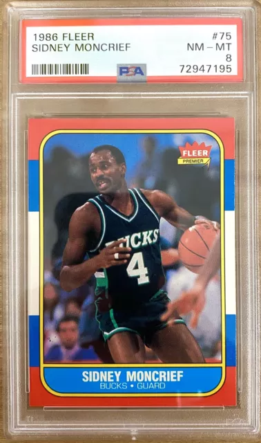 Lot Detail - 1986-87 Sidney Moncrief Milwaukee Bucks Game Worn Road Jersey  (MEARS A10)