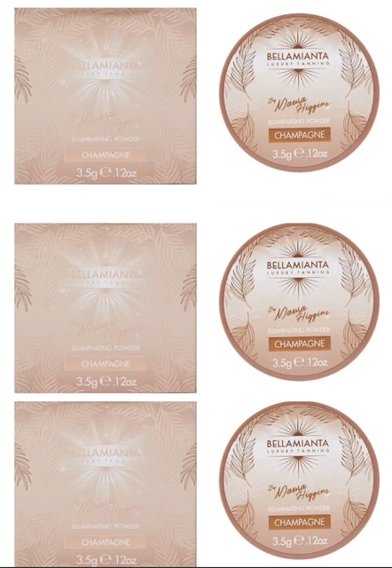 Champagne en polvo iluminador Bellamianta x Maura Higgins paquete de 3,5 g -3 precio de venta sugerido por el fabricante £36