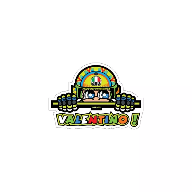 tribù dei Chihuahua - Visier Sticker, Valentino Rossi, Biker Sticker, Sticker