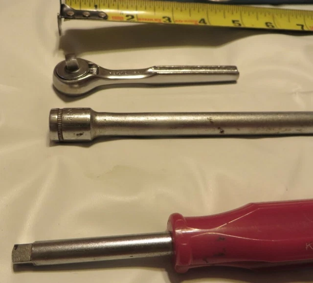 Huge Lot Kraeuter USA Tools - Ratchet - Extensions - Spinner - Sockets - Pliers 8