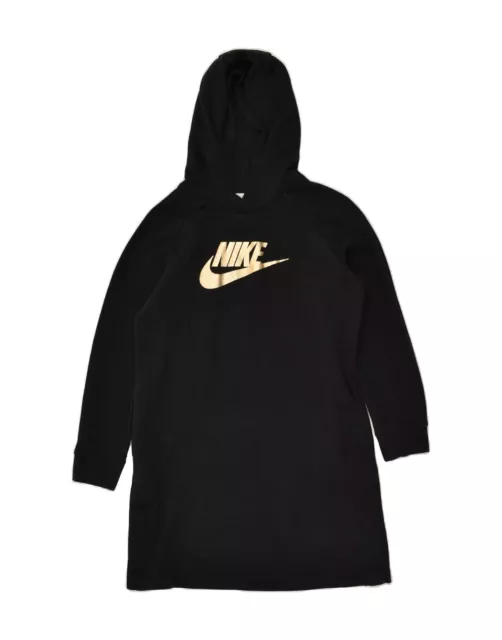 Abito Nike Ragazze con Cappuccio Grafica 14-15 Anni Large Cotone Nero AT20