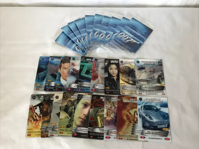 James Bond 007 Spy Cards 10 Blind Packets & 18 Loose Cards Lot 2