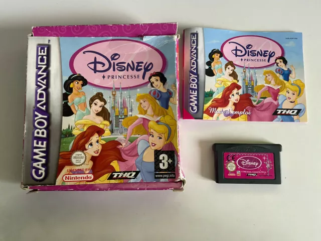 Jeu Disney Princesse Gameboy Advance Nintendo en boite avec Notice