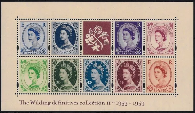 GB GR BRITAIN 2003 Queen Elizabeth II, Wilding Definitives II S/S Mint NH