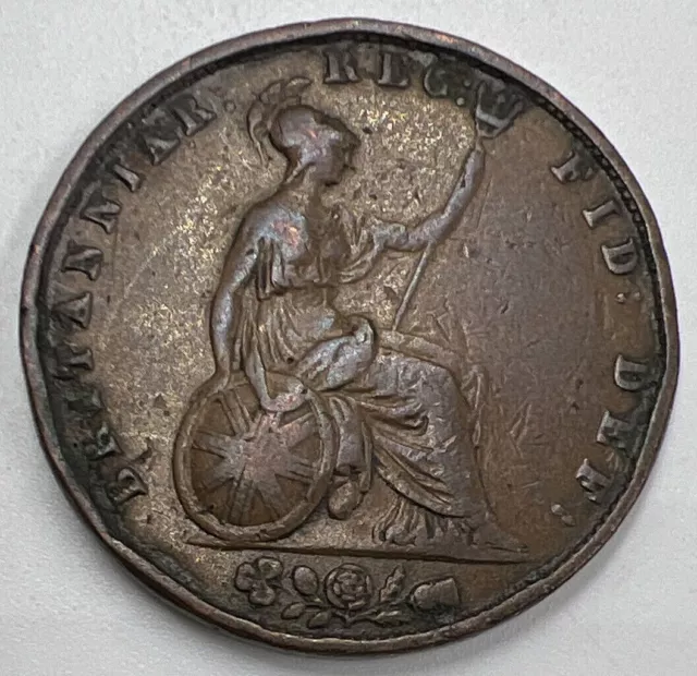 1854 Half Penny | British Copper Coin | Queen Victoria | Collectable Grade e703