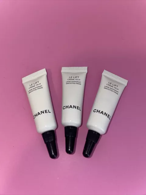 3 X CHANEL Le Lift Eye Creme Yeux Cream 3ml / 0.1oz each - Smooths