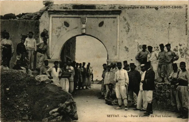 CPA AK MAROC SETTAT - Porte d'entrée du Fort Loubet (219938)