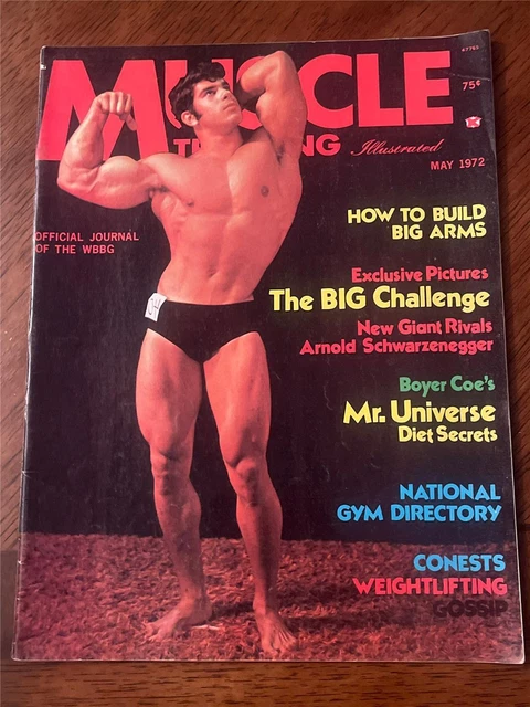 MUSCLE TRAINING ILLUSTRATED bodybuilding magazine Hulk LOU FERRIGNO ...