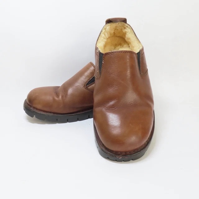 UGG Australia MENS Reefton Tab Leather Slip On Loafers Brown Size 10 UGG AUSTRALIA MENS Reefton Tab Leather Slip On Loafers Brown  main image 3