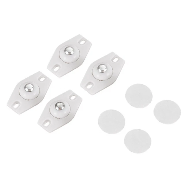 Self Adhesive Caster Wheels Easy to Stick Strong and Reliable (Pack of 4)