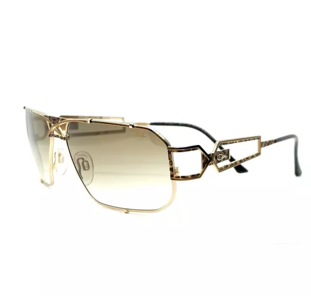 Cazal Mod.9001 Sunglasses col. 529 Gold-Spotted Brown/Brown gradient new