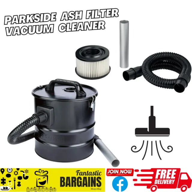 Parkside Electric 18L Ash Vacuum Attachent ONLY PAS 1200 F5 Fireplace Barbecue