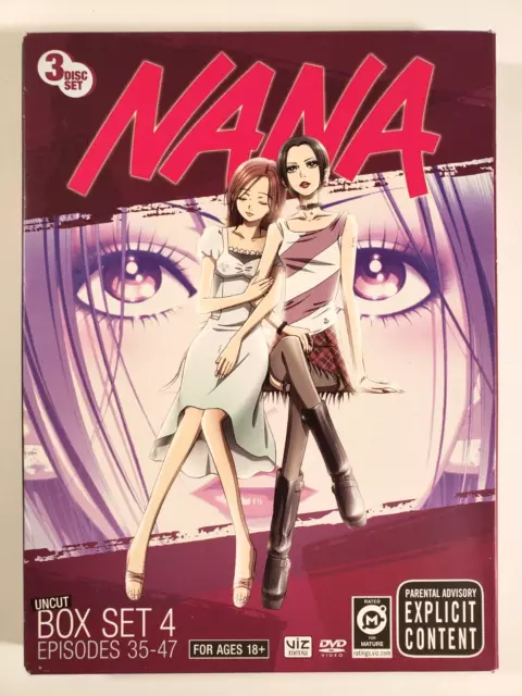 NANA anime Complete DVD Collection NEW(Vol.1-4) Uncut PAL Version +GIFT For  Sale