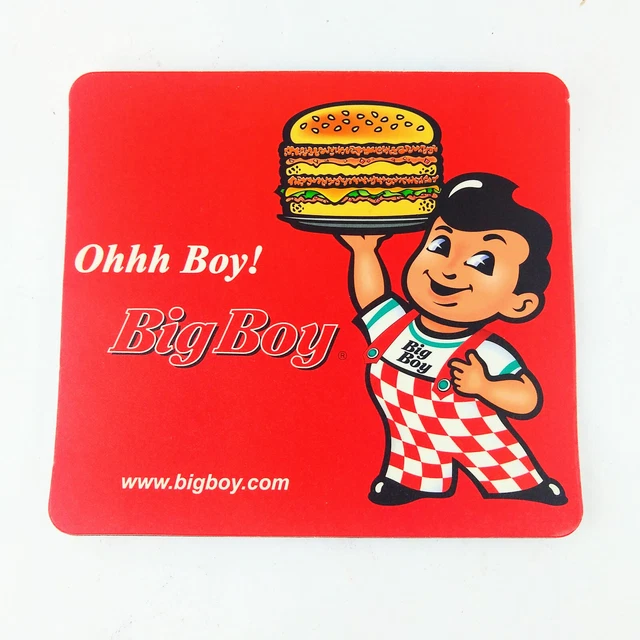 Big Boy Restaurant Computer Mousepad Mouse Pad Advertising Bob Frischs Elias Bro