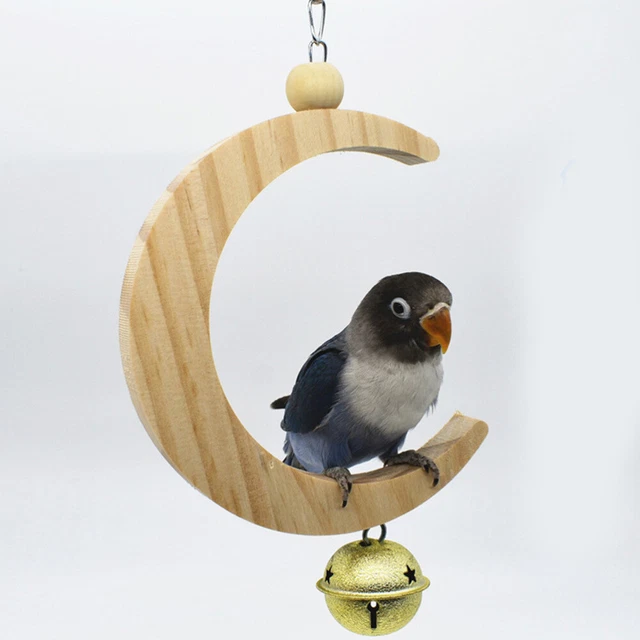 2 PCS Vogel Papagei Schaukel Spielzeug Stehender Stock Vogelstangen Ziemlich