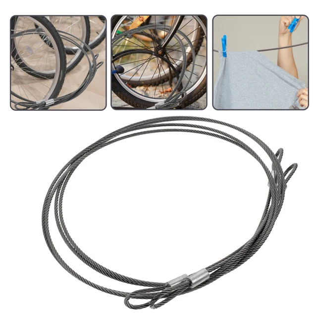 Bike Cable 12-Pack Security Cable Locks (3mm X 47