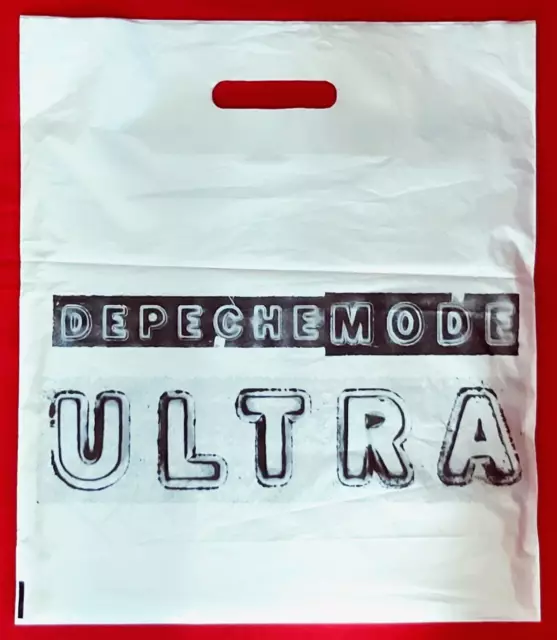 DEPECHE MODE : Ultra 1997 LP sized promo carrier bag, tour merchandise