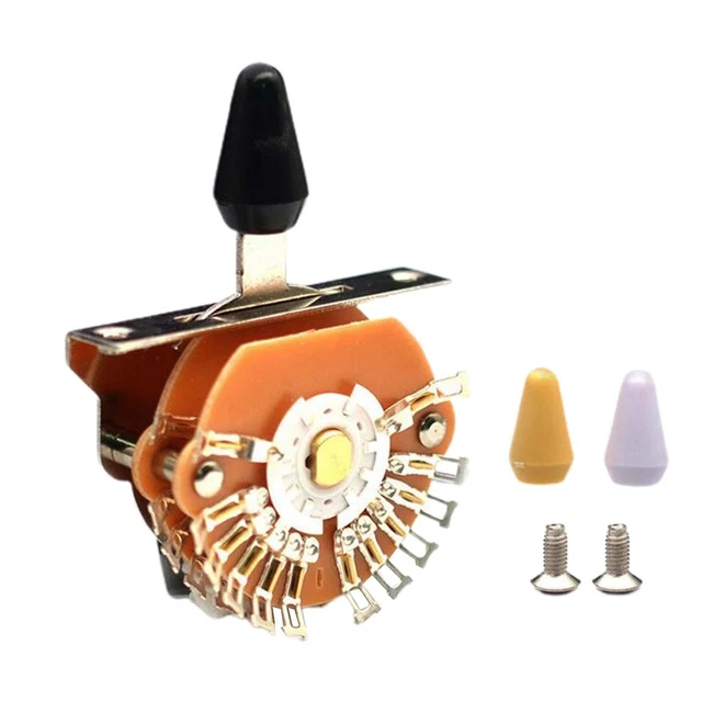 Sélecteur de micro guitare électrique  Instrument 4 pôles Double