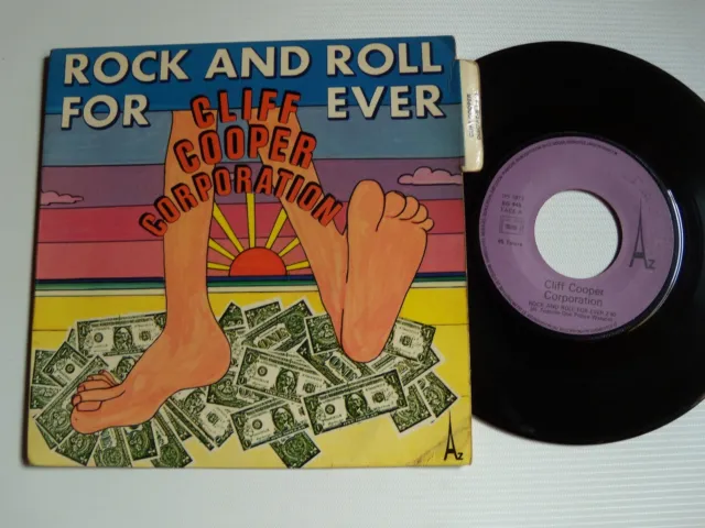 CLIFF COOPER CORPORATION : Rock and Roll for ever / All my life 7" 45T AZ SG 445
